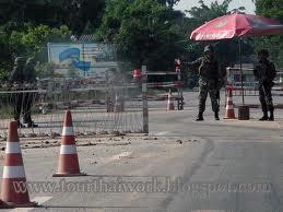 Tentara Siam siaga 24 jam sepanjang tahun di jalan - jalan 
